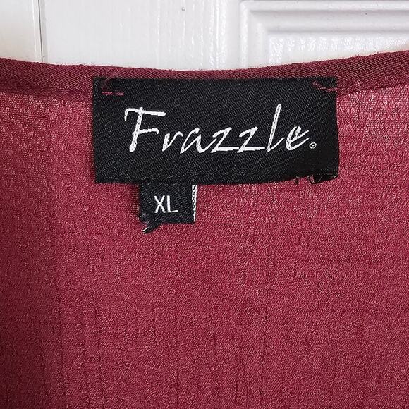 Frazzle‎ Bohemian Gauzy Dress XL Lace Boho Summer Festival Renaissance Flowy - Picture 2 of 9